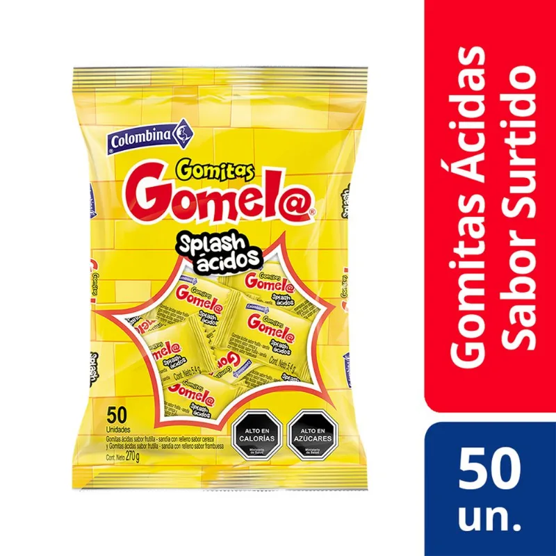 Gomitas Ácidas Gomela Splash Halloween 5.4 g