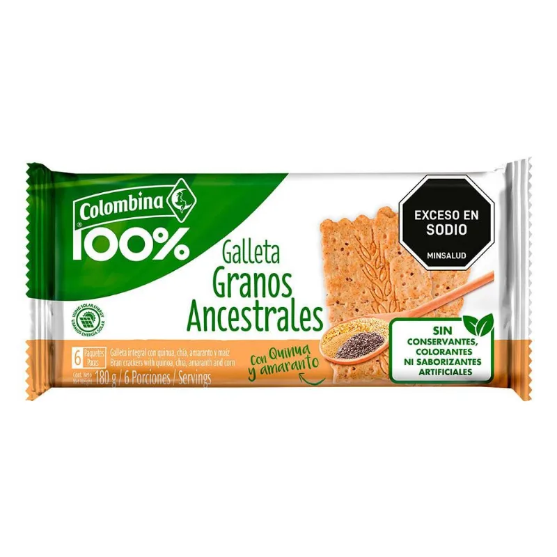Galletas CRAKENAS granos ancestrales (180 gr)