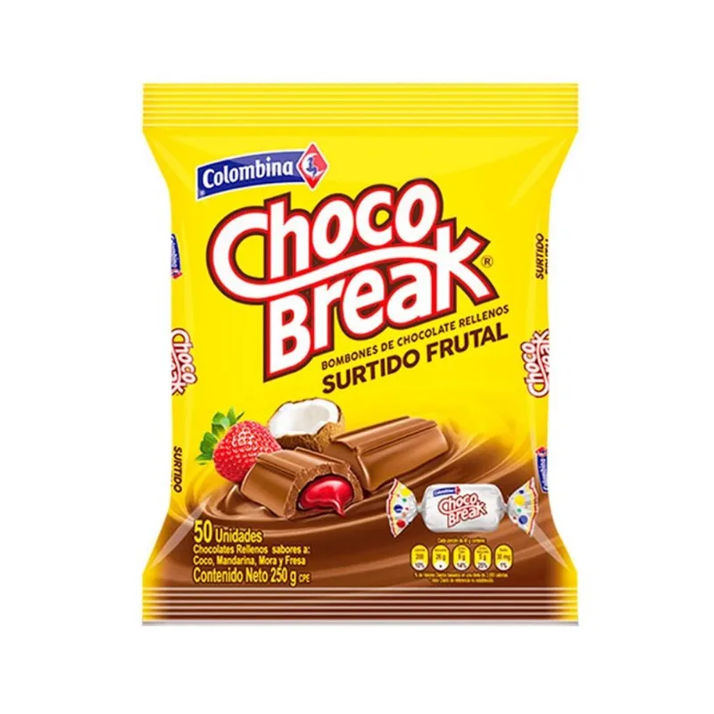 Chocolates Rellenos Frutales Choco Break 250