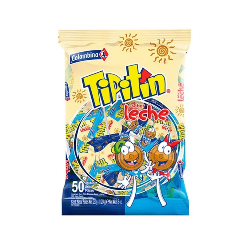Chupeta Leche Chocolate Tipitin 250 Gr
