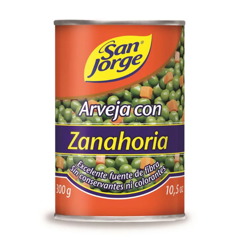 Arveja Con Zanahoria SAN JORGE 300 gr