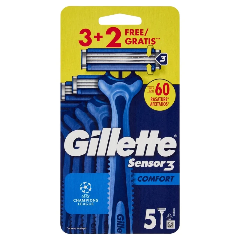 Sensor3 Comfort jednorazowe maszynki do golenia 5szt
