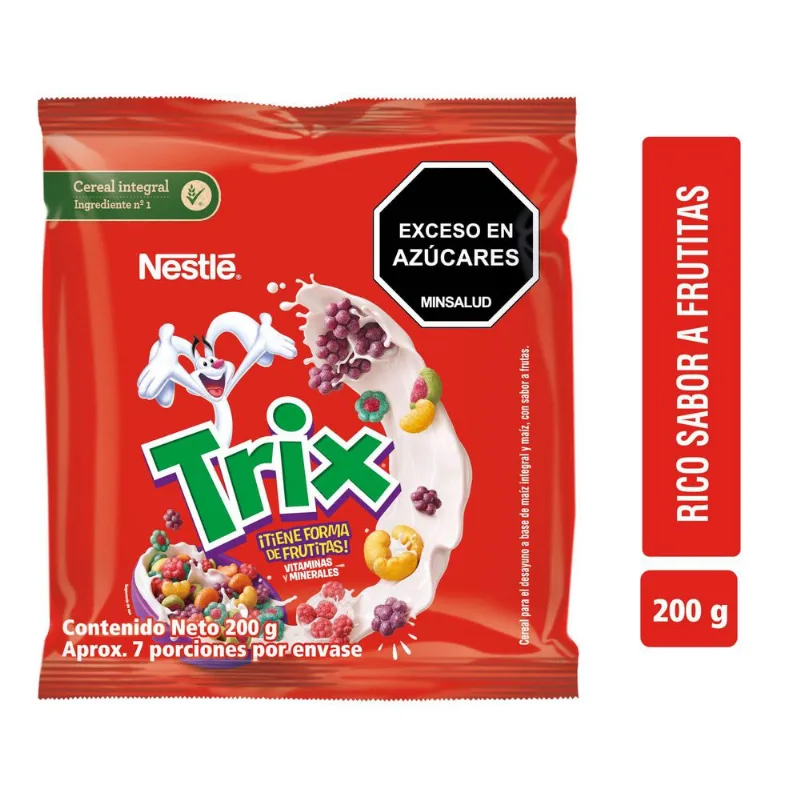 Cereal NESTLE trix sabor a frutas (200 gr)