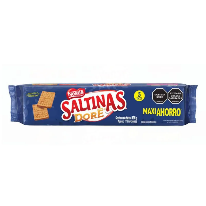Galletas SALTINAS dore x5 tacos (525 gr)