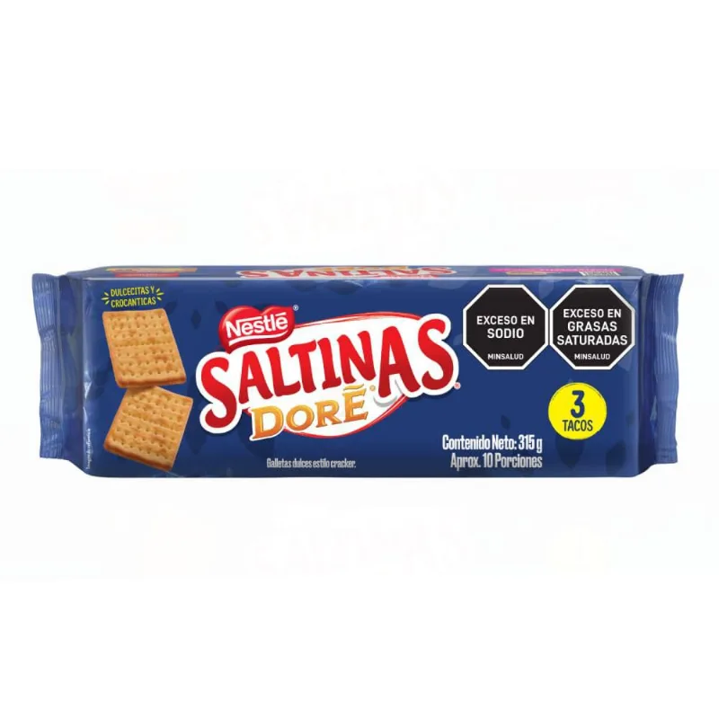 Galletas SALTINAS dore x3 tacos (315 gr)
