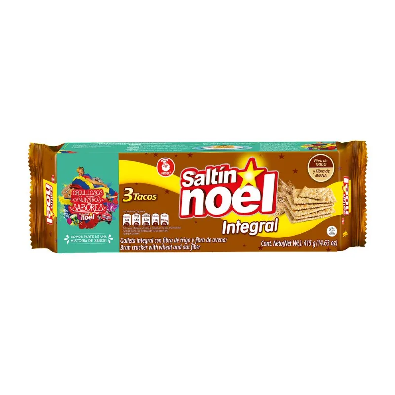 GALLETAS DOBLE FIBRA SALTIN NOEL 415 gr