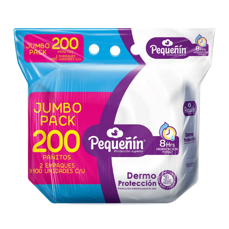 Pañitos Dermo Protección Pequeñín 200