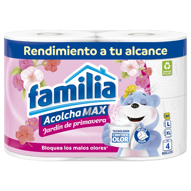 Papel Higienico Familia Jardin Primavera