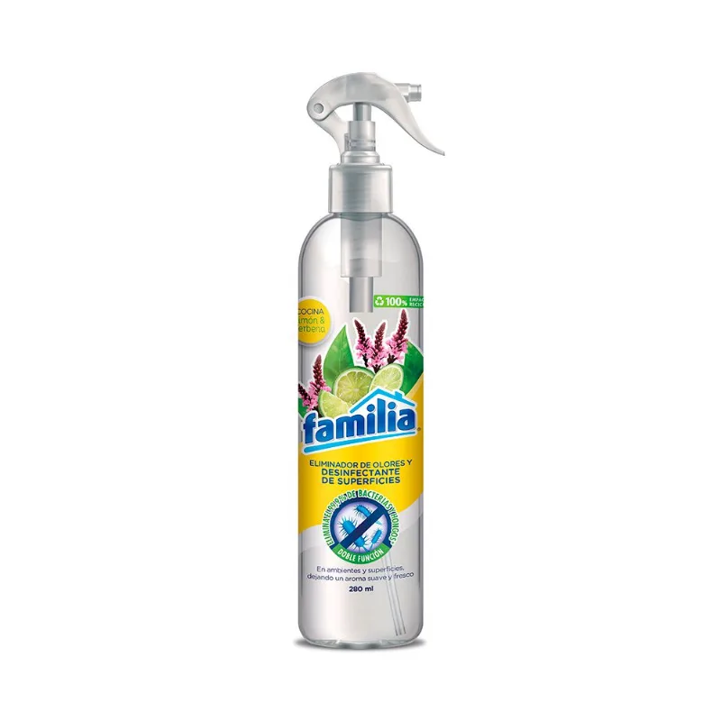 ELIMINADOR OLOR COCINA VERBENA FAMILIA 280 ml
