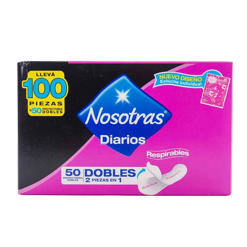 Protectores Diarios Nosotras Doble 50 U