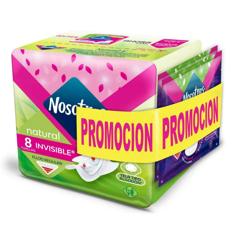 TH NATURAL INVISIBLE+2BNOCHES NOSOTRAS 8 und