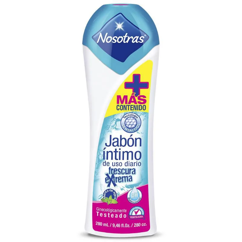 JABON INTIMO FRESCURA EXTREMA NOSOTRAS 280 ml