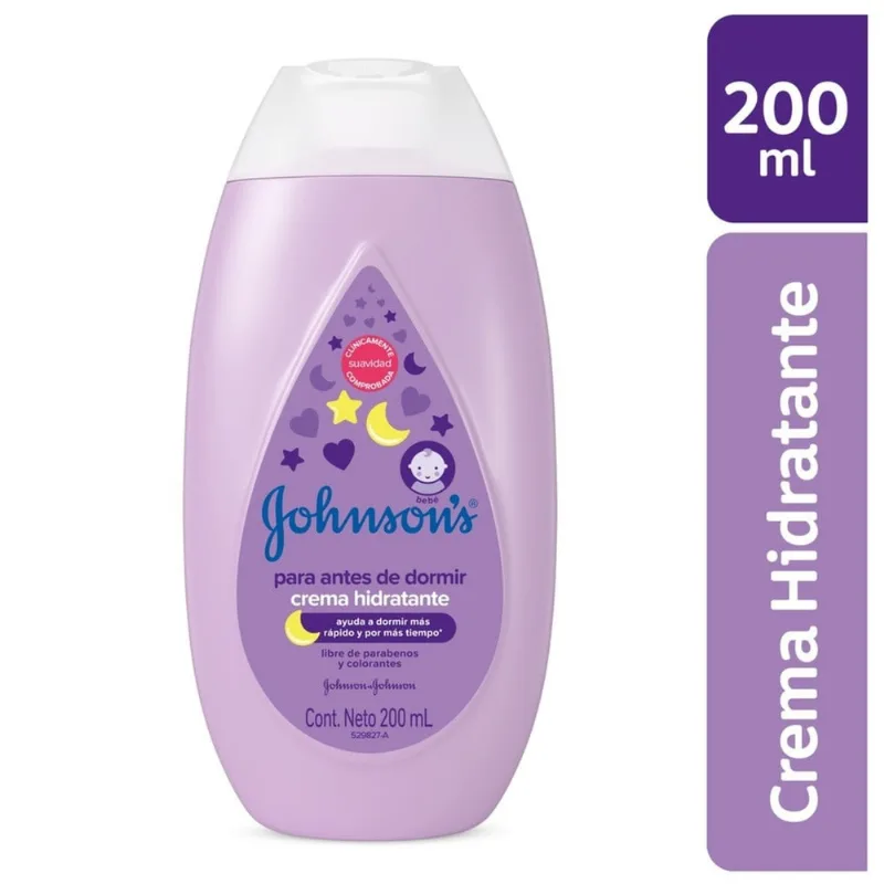 Crema Johnson's para Antes Dormir Topica 200 Ml