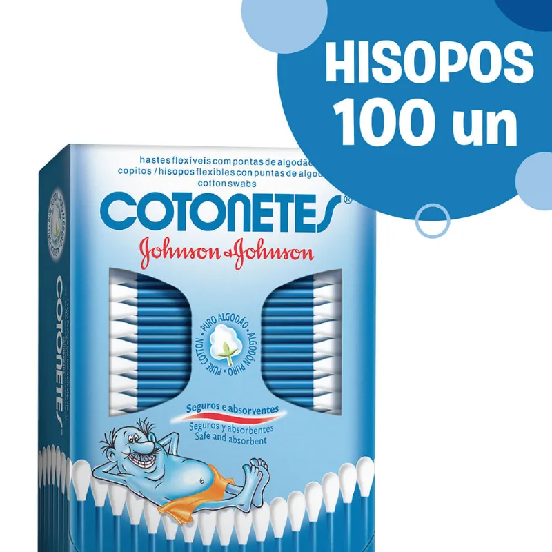 Hisopos Cotonetes x 100 uni