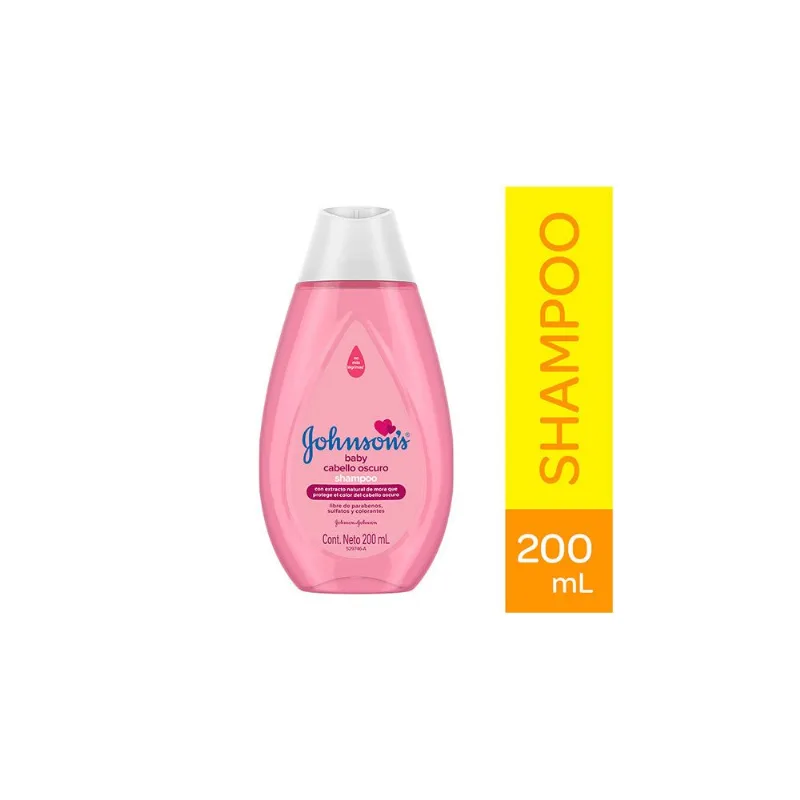 Shampoo Johnson Baby Cabello Oscuro con 200 Ml