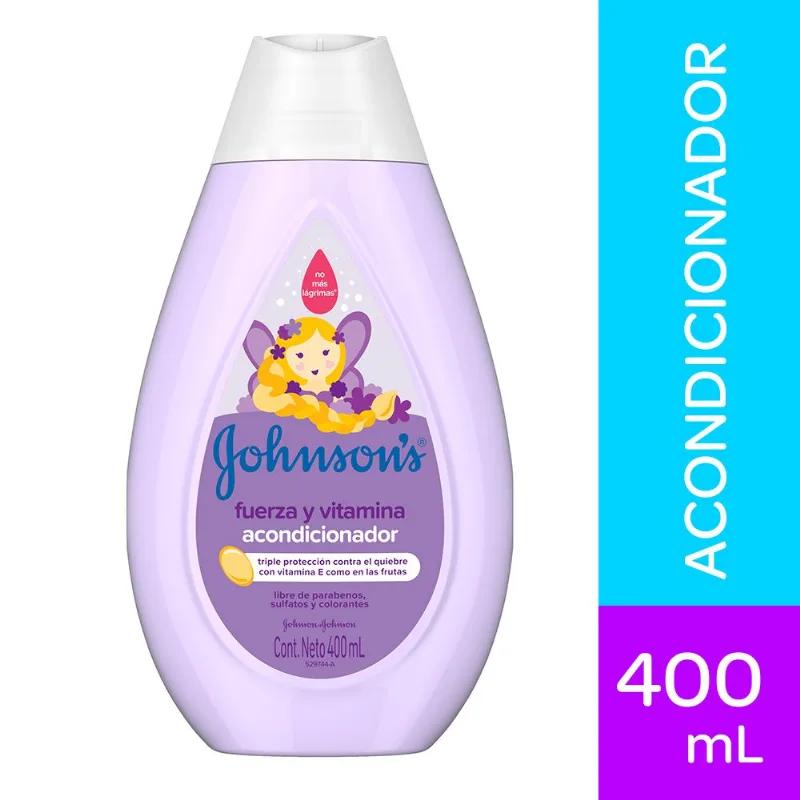 Acondicionador Baby Fuerzayvit JOHNSON S 400 ml Acondicionador JOHNSON’S baby fuerza y vitamina x 400 ml