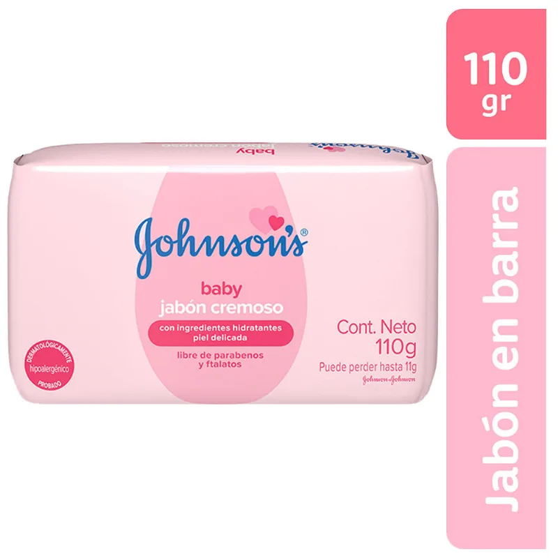 Jabón para Bebé JOHNSON'S BABY Piel Delicada Paquete 110g