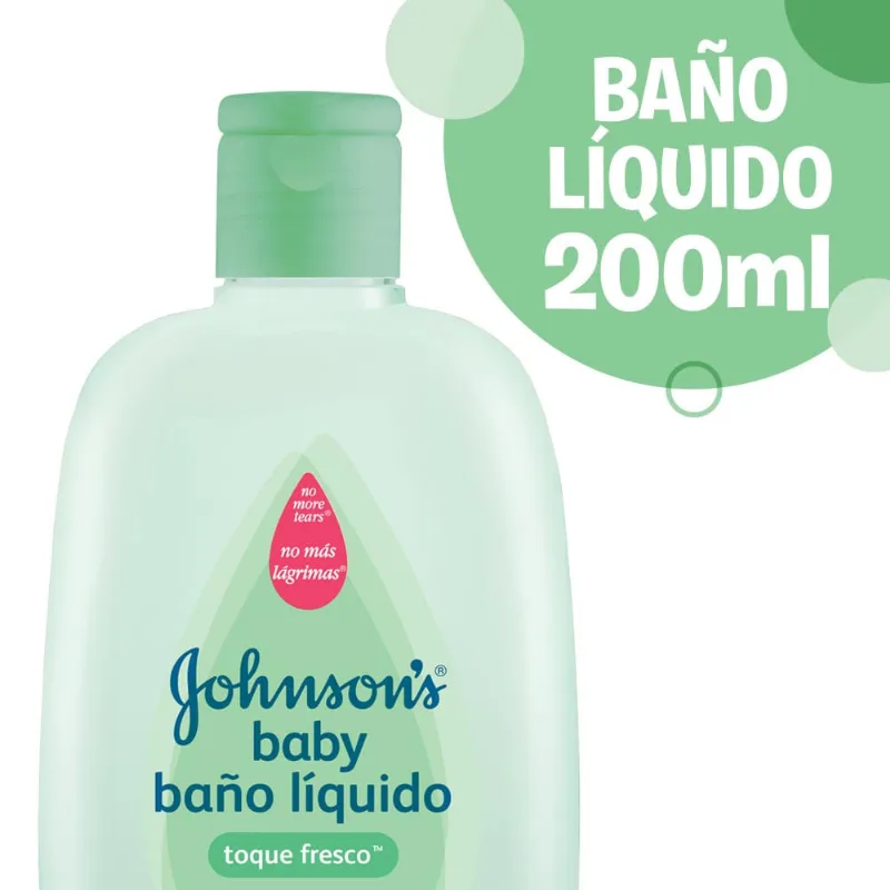 Jab«n Lðquido Para Beb? Johnson's÷ Toque Fresco X 200 Ml Jabón Líquido Para Bebé Johnson's® Toque Fresco X 200 Ml