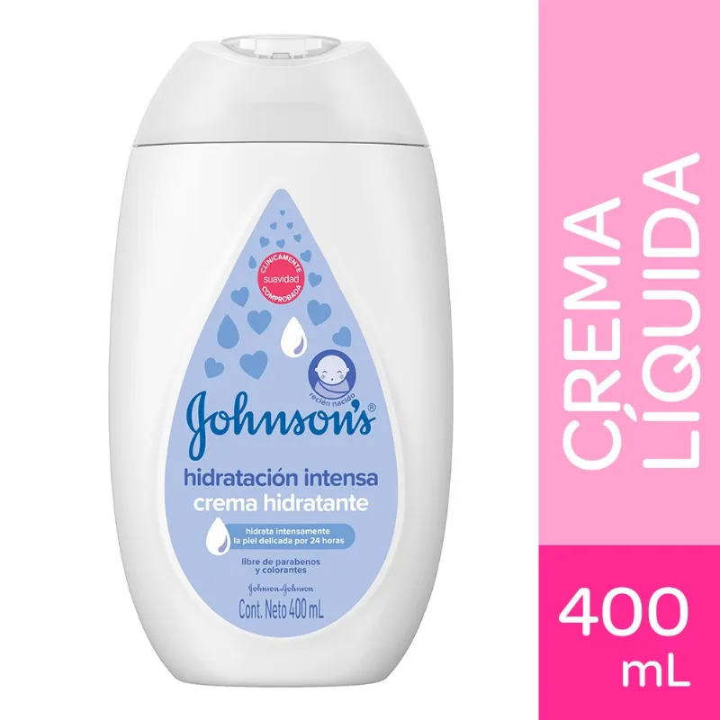 Crema Liquida Baby Hidratacion JOHNSON S 400 ml