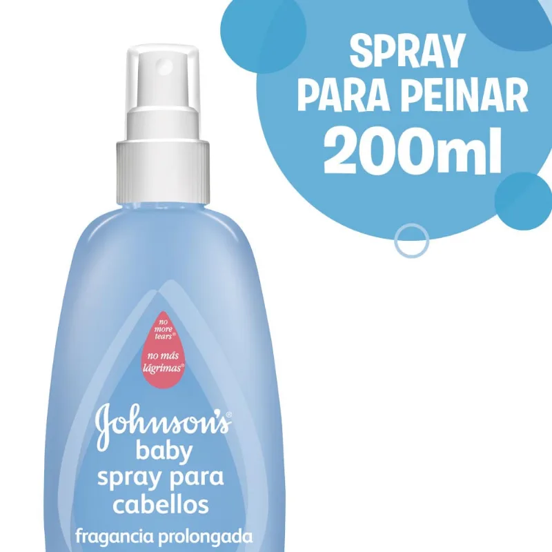 Spray Para Peinar Para Niños Johnson's® Fragancia Prolongada X 200 Ml