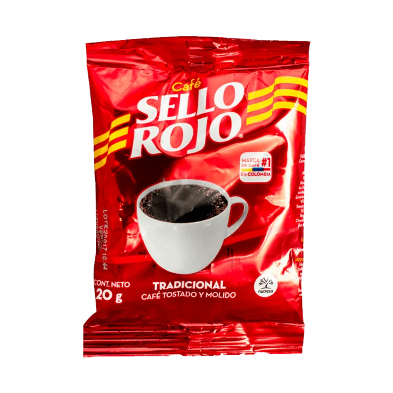 Café Soluble Tradicional Sello Rojo 20g