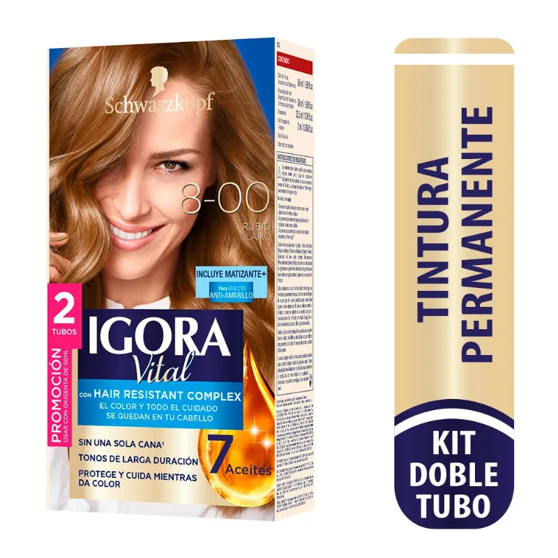 Tinte 800 Rubio Claro Dt IGORA VITAL 2 und