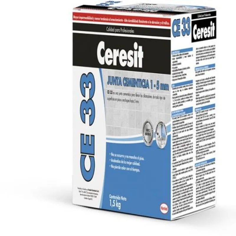 Junta Ceresit Ce 33 gris 1,5 Kg