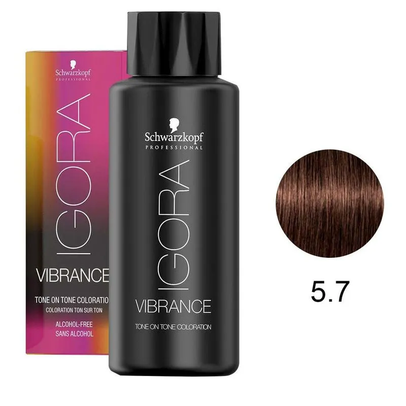 Schwarzkopf Igora Vibrance 5-7 Castanho Claro Natural Cobre 60ml