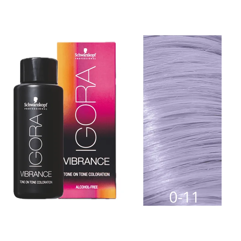 Coloração Schwarzkopf Professional Igora Vibrance 0-11 60ml