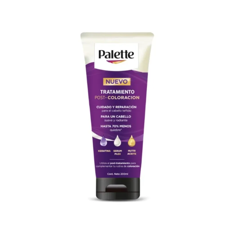 Tratamiento para el Cabello PALETTE Post Coloración Frasco 200ml