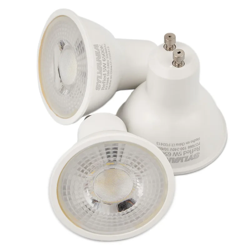 Bombillo Led 5W GU10 380 Lúmenes Luz Fría Pack x3 Sylvania
