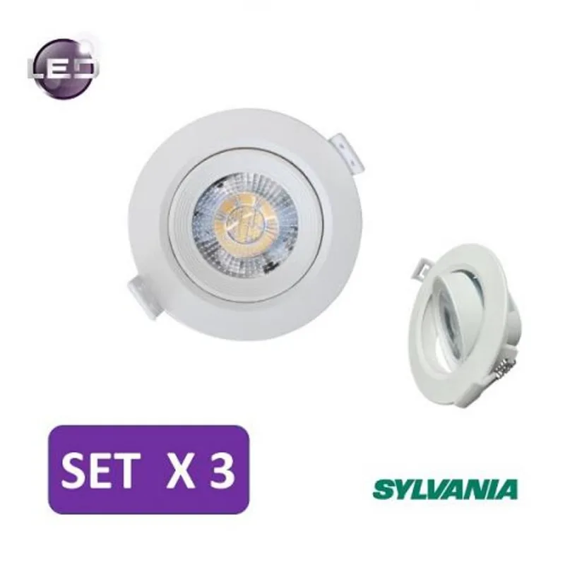 Bala Led Tipo Spot 5W Luz Calida x3