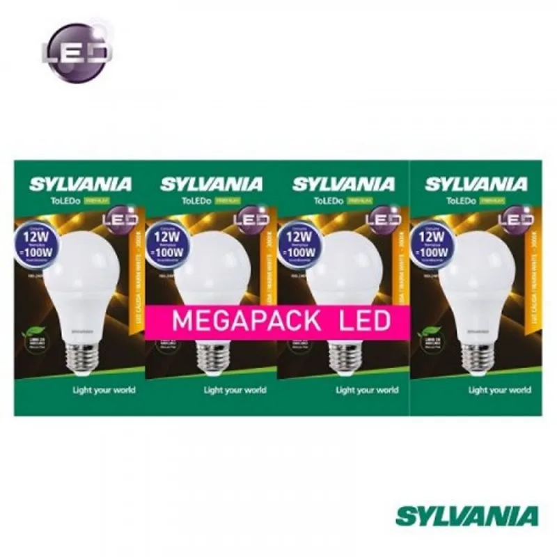 Bombillo Led 12w Luz Cálida Pack x 4 Sylavnia
