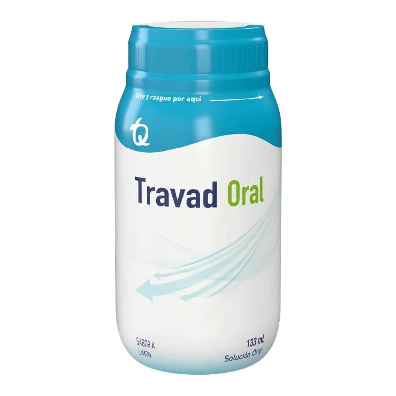 Travad Oral Frasco con 133 Ml - Sabor Limon