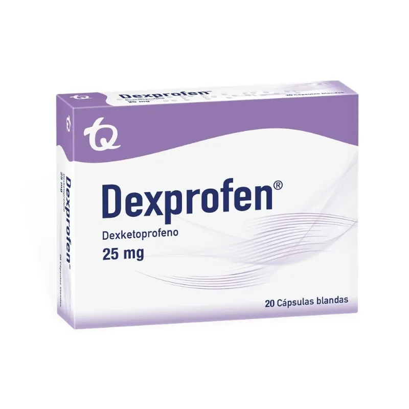 Dexprofen 25 Mg Caja con 20 Tabletas