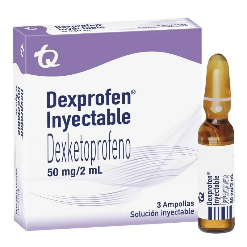 Dexprofen 50 Mg / 2ml Solución Inyectable 3 Ampollas