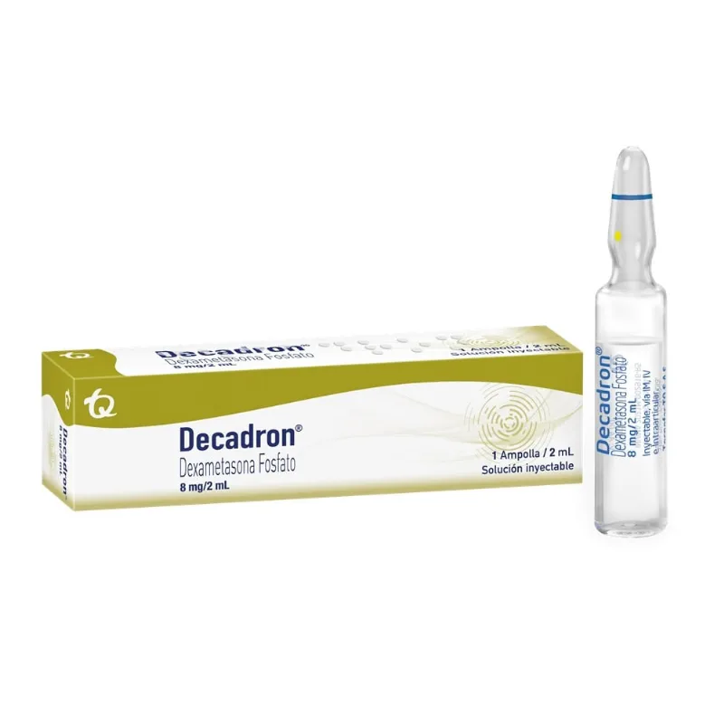 Decadron 8 Mg / 2 Ml Caja con 1 Ampolla