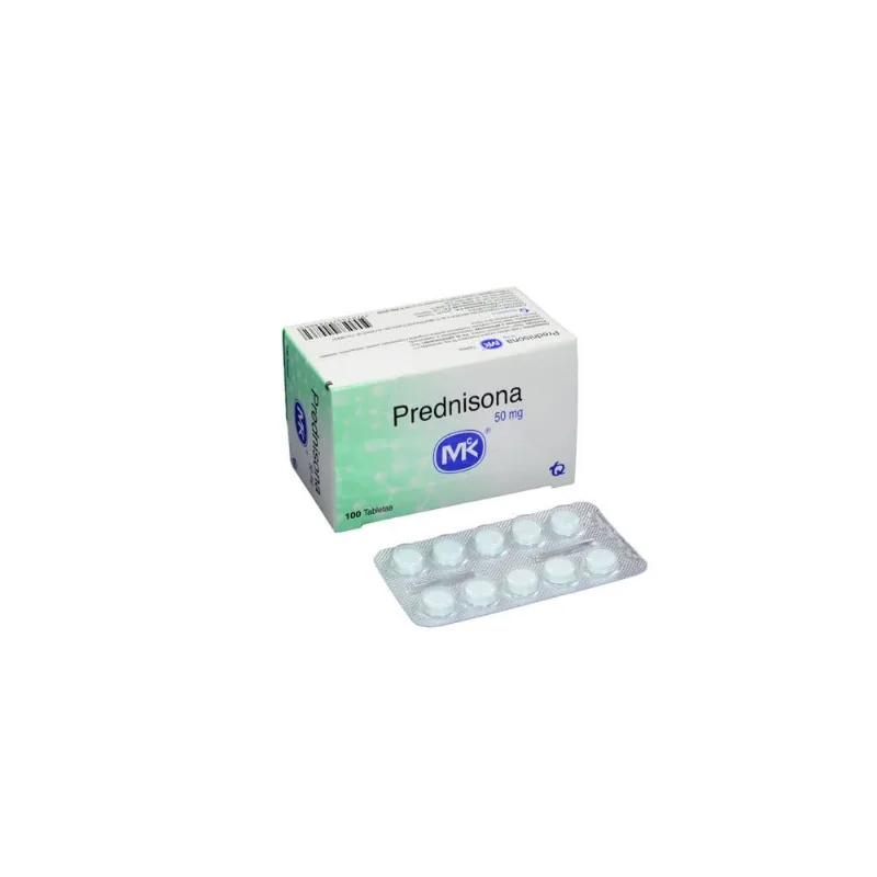 Prednisona 50 Mg Caja con 100 Tabletas