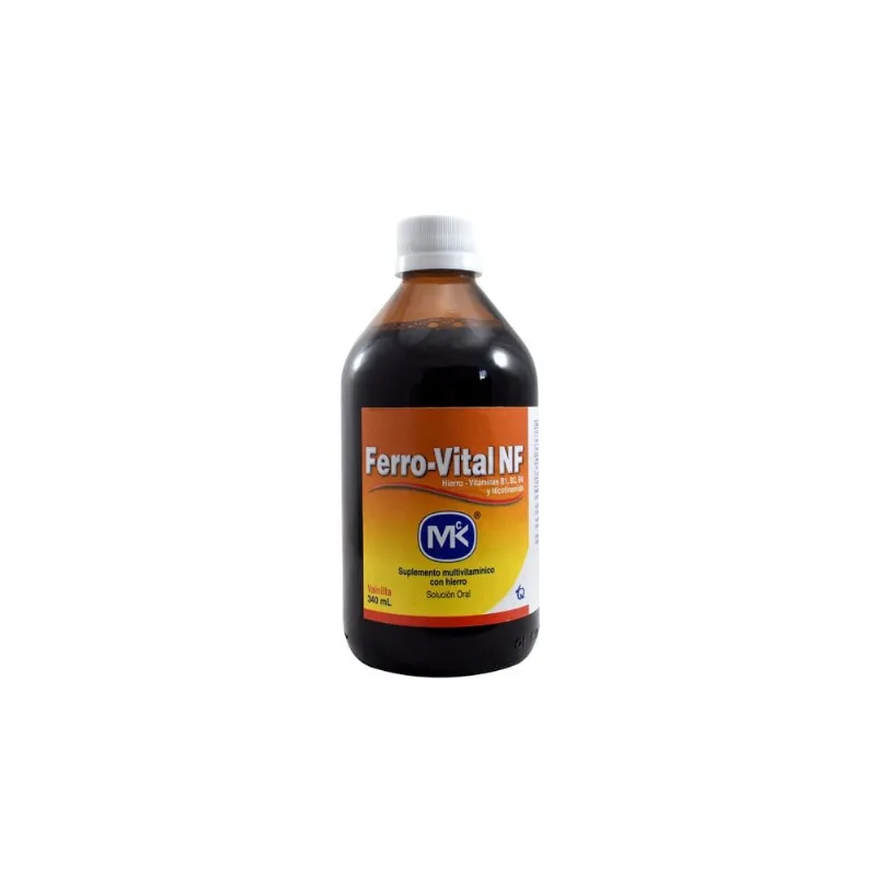 Ferro-vital Nf Solución Oral Frasco con 340 Ml - Vainilla