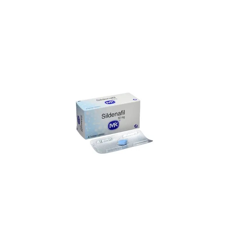 Sildenafil Mk 50 Mg Caja con 4 Tabletas Recubiertas