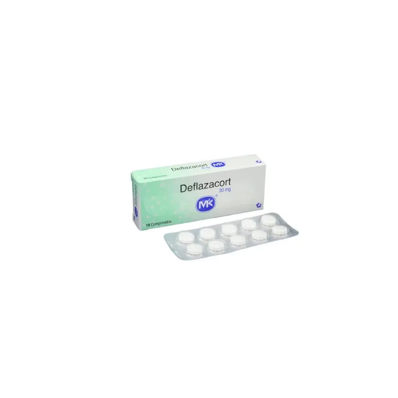 Deflazacort 30 Mg Caja con 10 Comprimidos