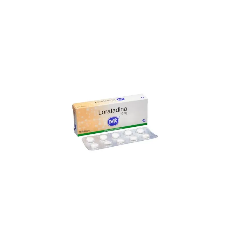 Loratadina 10 Mg Caja con 10 Tabletas