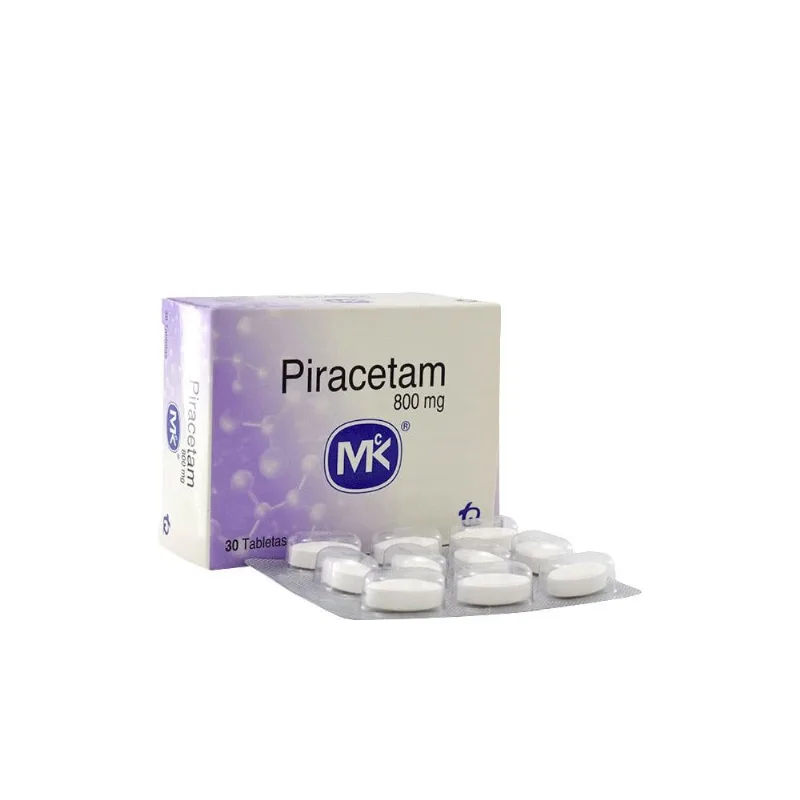 Piracetam Mk 800 Mg Caja con 30 Tabletas