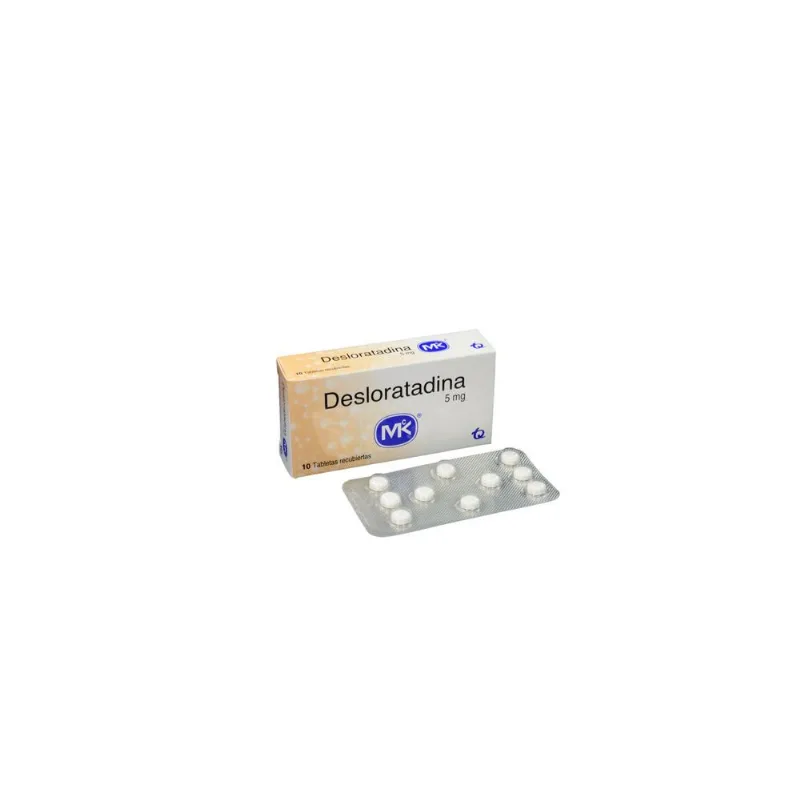 Desloratadina 5 Mg Caja con 10 Tabletas Recubiertas