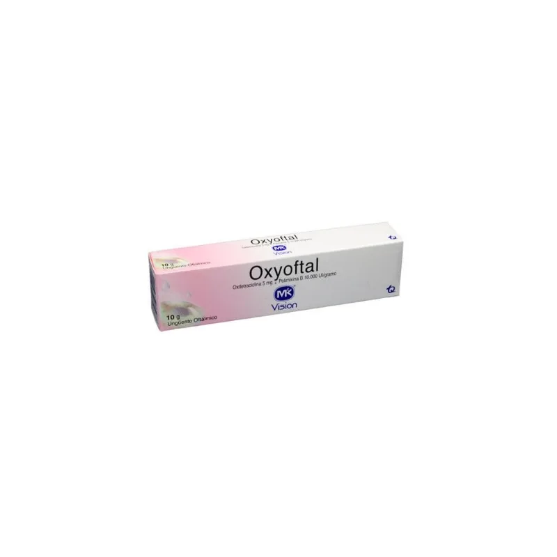 Oxyoftal en Ungüento 5 Mg / 10.000 Ui Caja con Tubo con 10 G