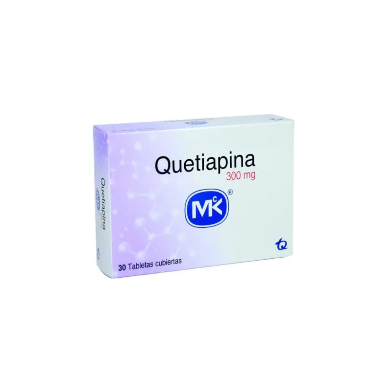 Quetiapina 300 Mg Caja con 30 Tabletas Cubiertas