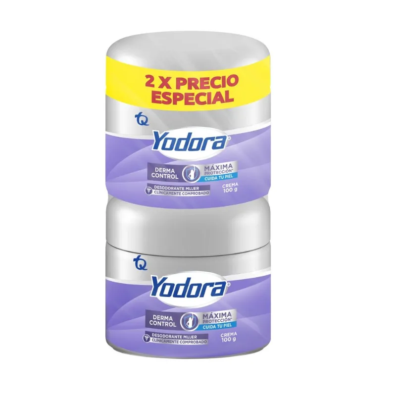 Oferta Desodorante Yodora Derma Control en Crema 100 G