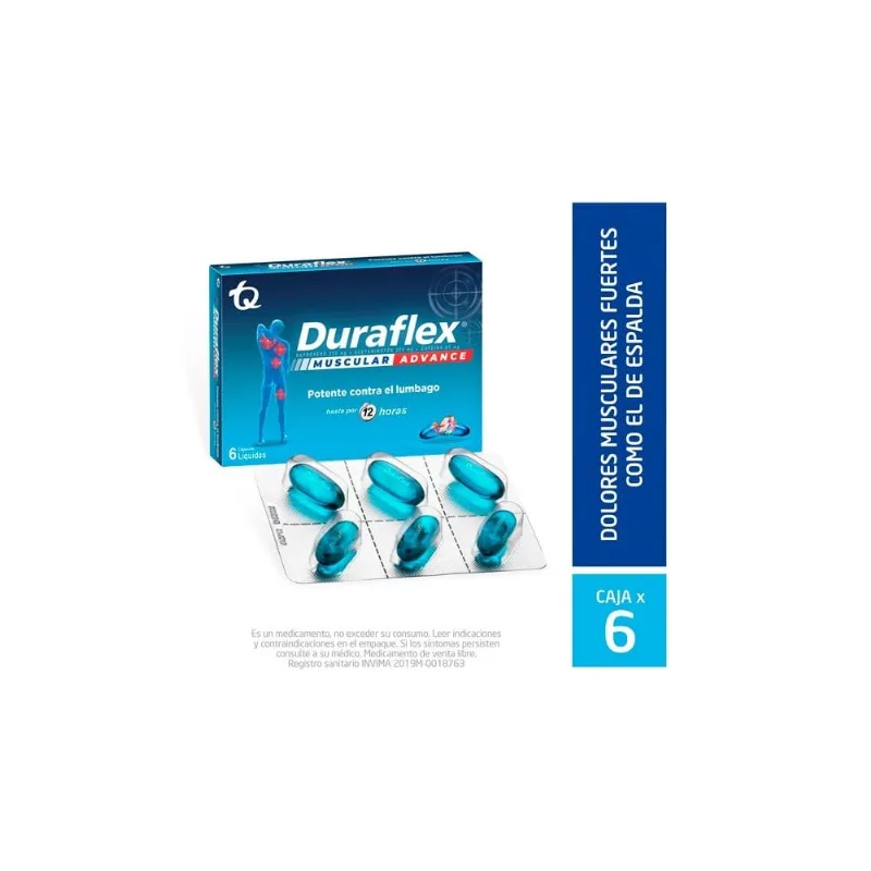 Duraflex Muscular Advance Caja con 6 Cápsulas Blandas