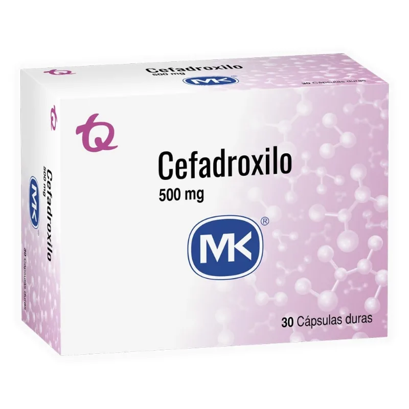 Cefadroxilo Mk 500 Mg 30 Cápsulas Duras