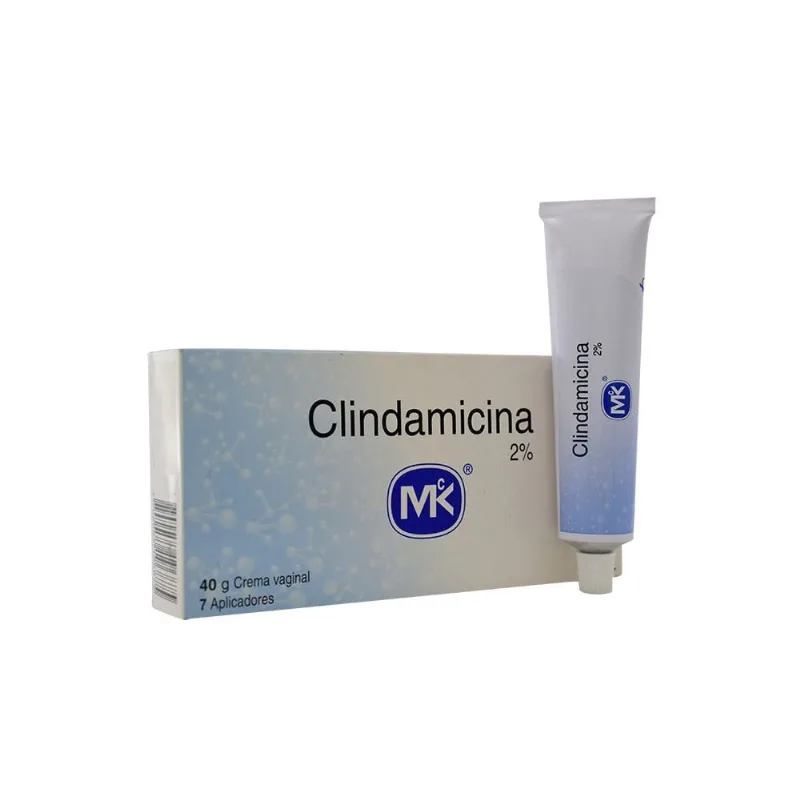 Clindamicina 2% Crema Vaginal Caja con Tubo con 40 G